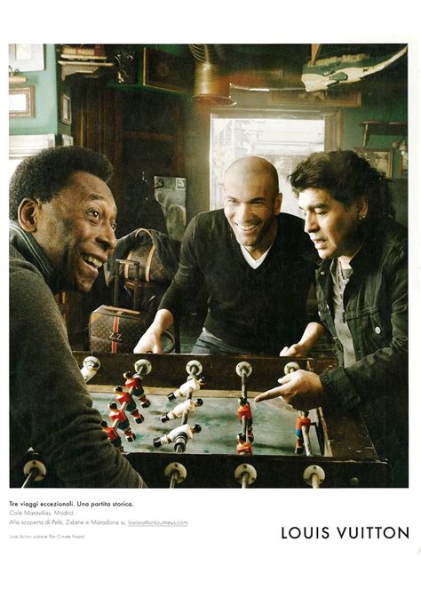 louis vuitton maradona pele zidane|Pelé, Maradona and Zidane for Louis Vuitton .